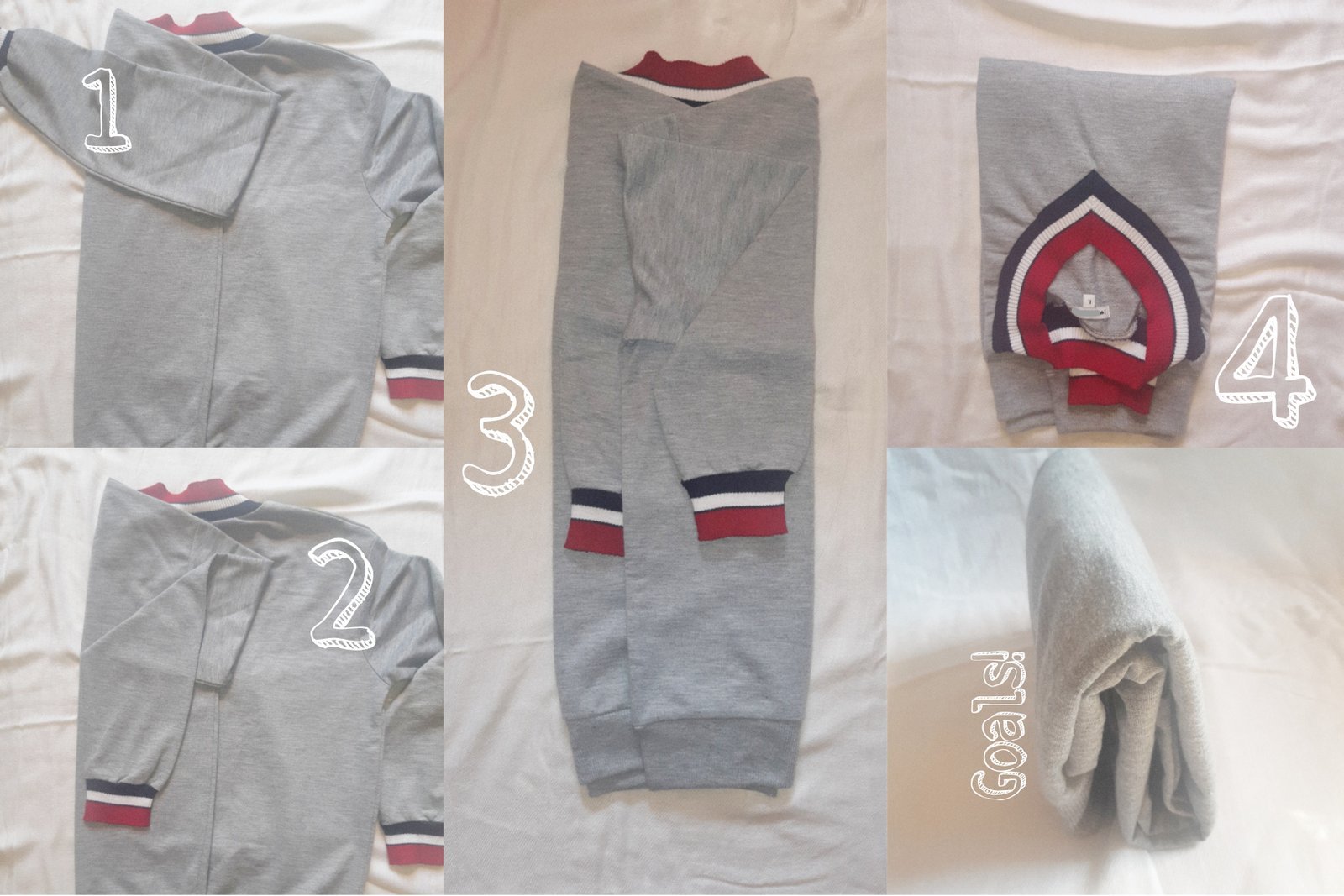 Cara Melipat Sweater ala Konmari. Foto : (Foto/Elga Thalia)